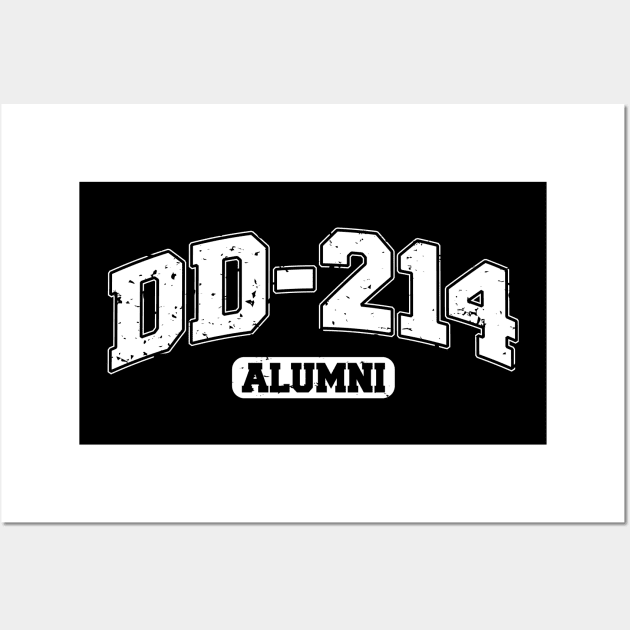 DD-214 Alumni Military Veteran Wall Art by hobrath